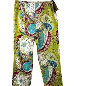 Sally Bridge Audrey Dress Pants - Paisley - size M